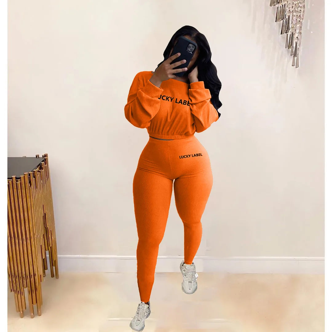 Women's Two-Piece Tracksuit Set