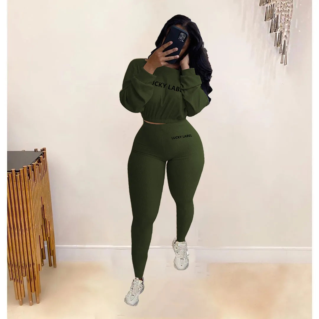 Women's Two-Piece Tracksuit Set