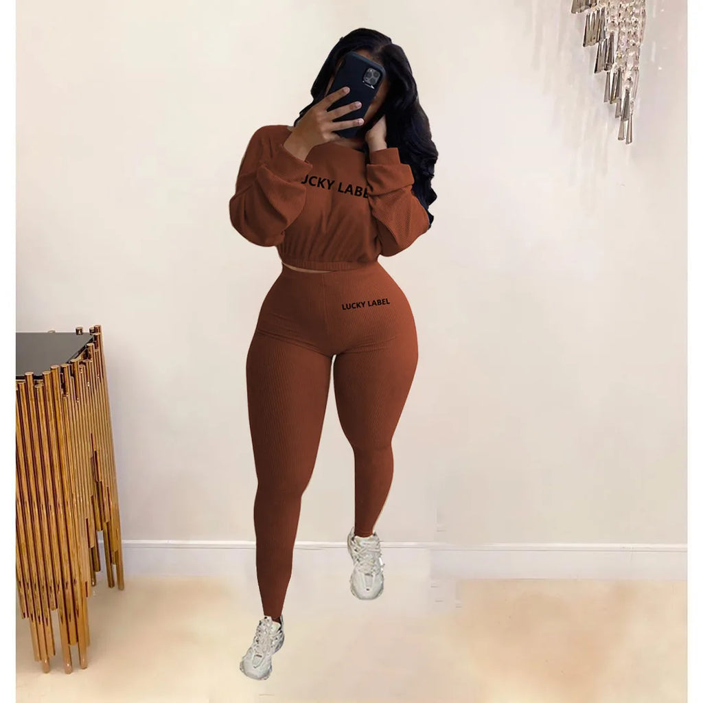 Women's Two-Piece Tracksuit Set
