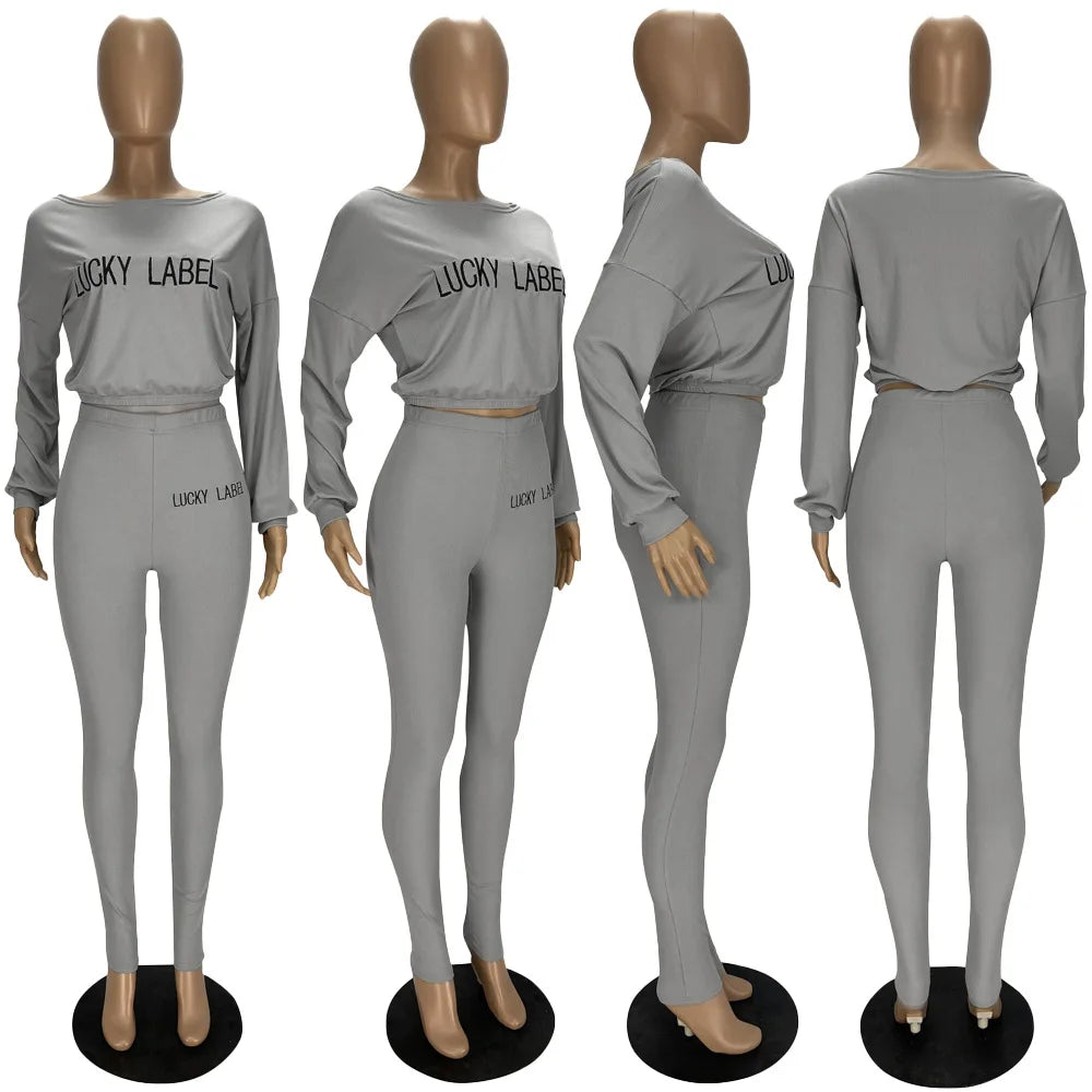 Women's Two-Piece Tracksuit Set