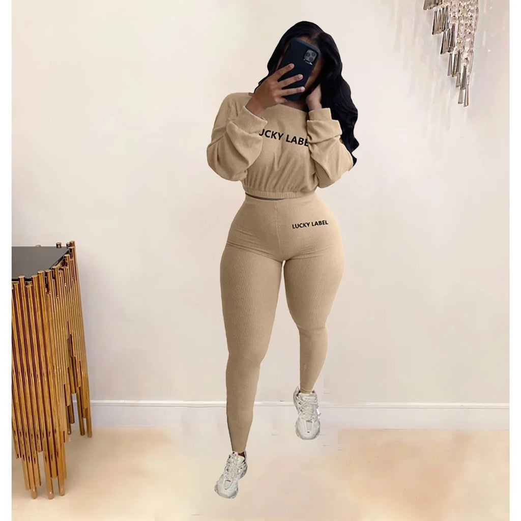 Women's Two-Piece Tracksuit Set