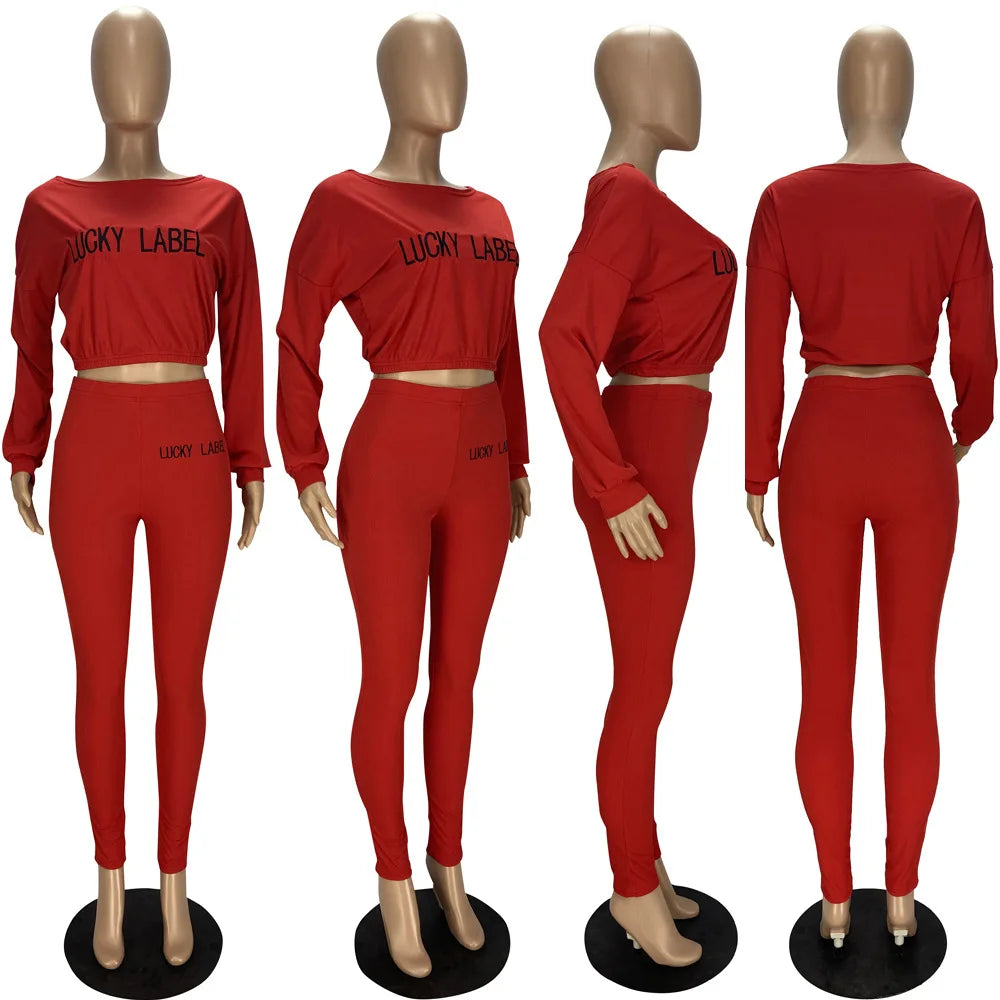 Women's Two-Piece Tracksuit Set