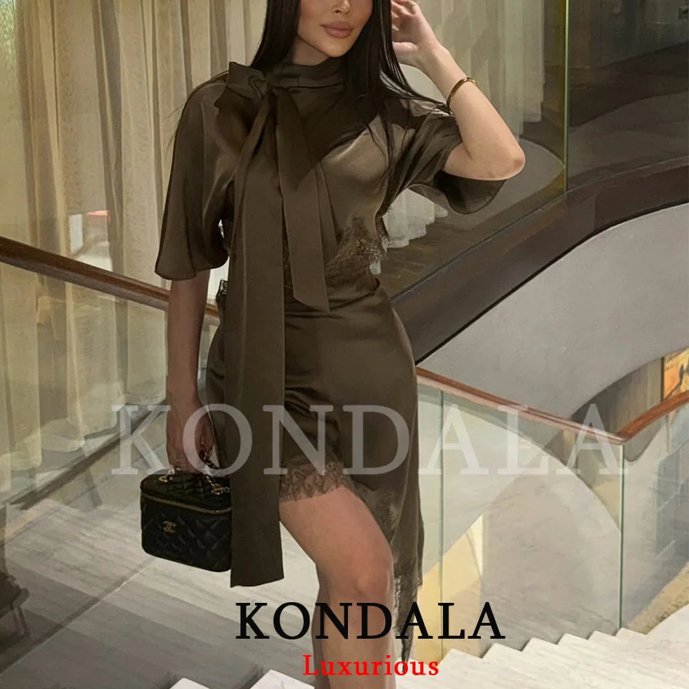 Elegant Asymmetrical Mini Dress