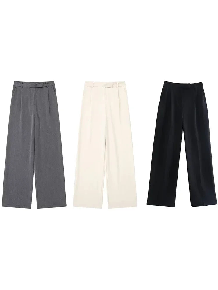 Classic High Waisted Trousers