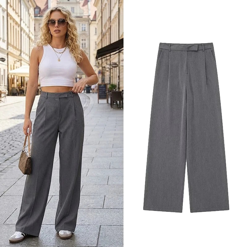 Classic High Waisted Trousers