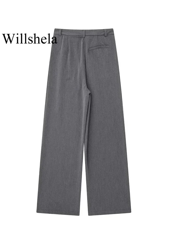 Classic High Waisted Trousers