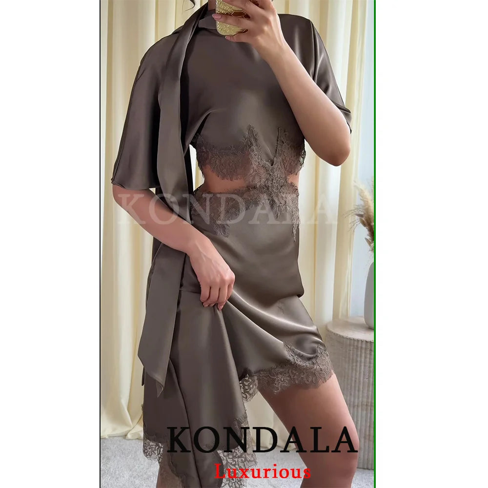 Elegant Asymmetrical Mini Dress