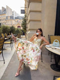 Floral Halter Maxi Dress