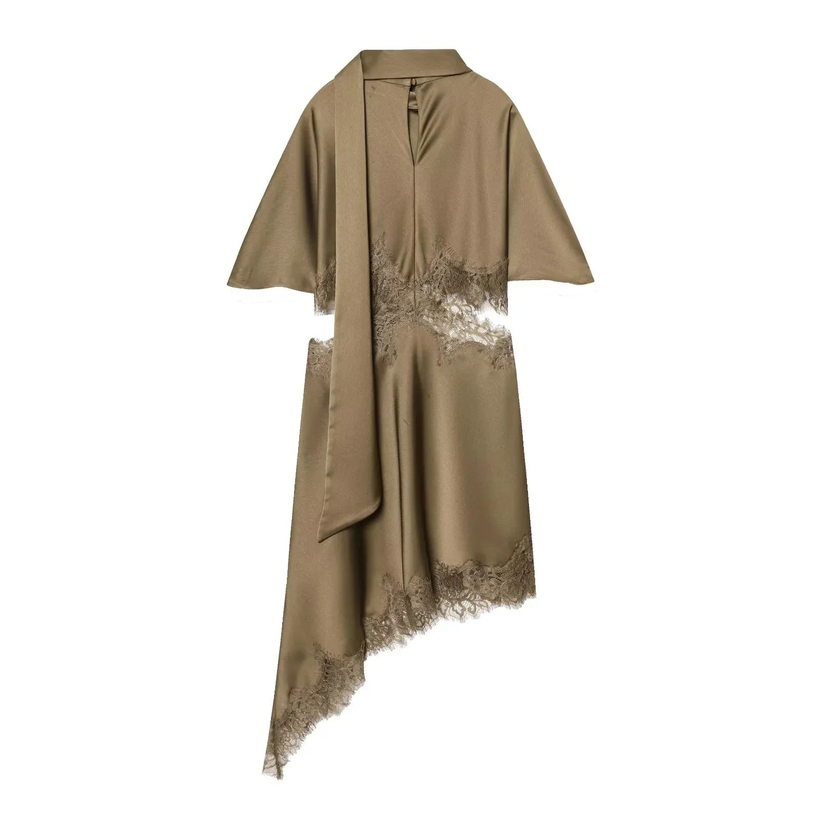 Elegant Asymmetrical Mini Dress